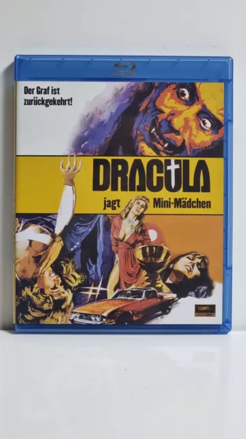 Dracula Jagt Mini Mädchen Christopher Lee Uncut Oop Sehr Selten Blu Ray