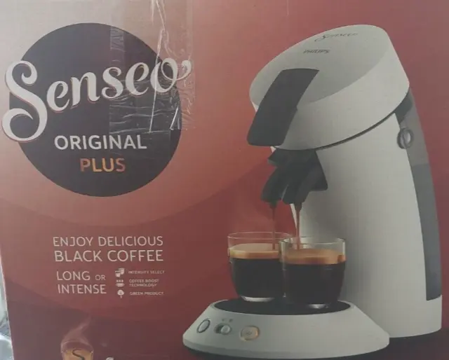 Machine à Café SENSEO ORIGINAL Plus CSA210/91 Philips Cafetière Rouge +  Dosettes