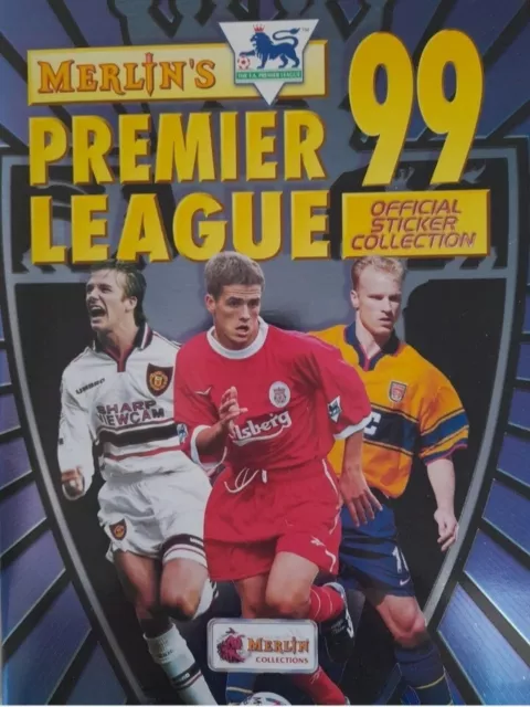 Merlin Football Premier League 1999 Stickers Complete your collection 465 to 546