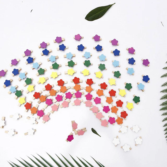 50 piezas Portamensajes Colorfast Resistente a la rotura Mensaje Adhesivo Flor