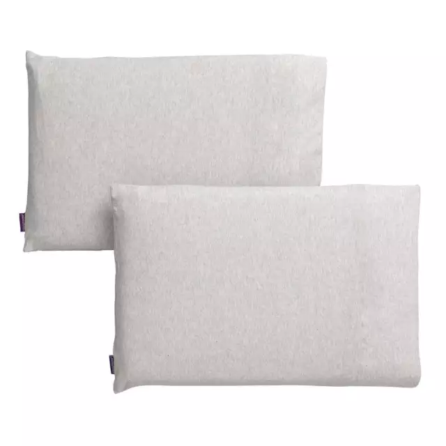 Clevamama Pillow Cases Jersey Cotton Toddler 2 Pack Baby Nursery Bedding New