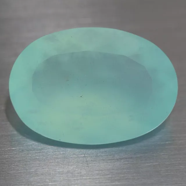 9.67 Cts_Extremely Transparent_100 % Natural Sea Blue " Peru " Opal_Untreated