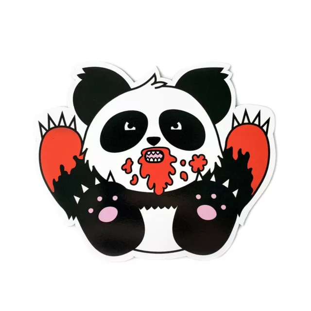 Pandamonium Panda Bear Magnet for Refrigerator, Car Bumper, Office