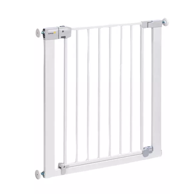 Safety 1st 24484310 Treppenschutzgitter Auto-Close 73-80 cm Metall Weiß 2 STÜCK