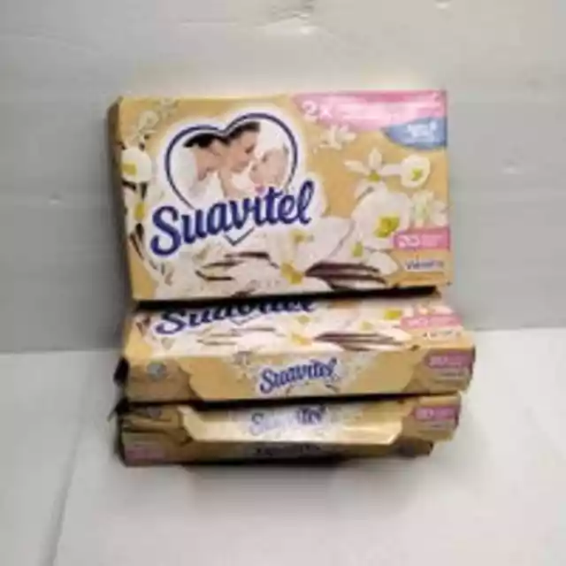 Suavitel Vanilla dryer sheets (box) lot of 4