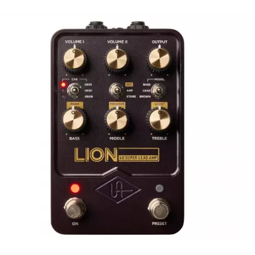 UNIVERSAL AUDIO - UAFX LION AMP - Pédale d'amplification LION'68 série UAFX