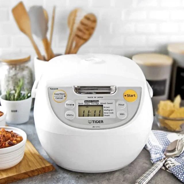 🔥 NOB Japanese Tiger 5.5-Cup Micom Rice Cooker & Warmer, Model JBV-S10U