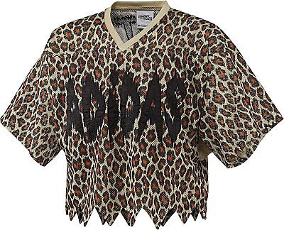 ADIDAS WOMEN'S Originals X Jeremy Scott Obyo Jagged Leopardo T-shirt taglia XS