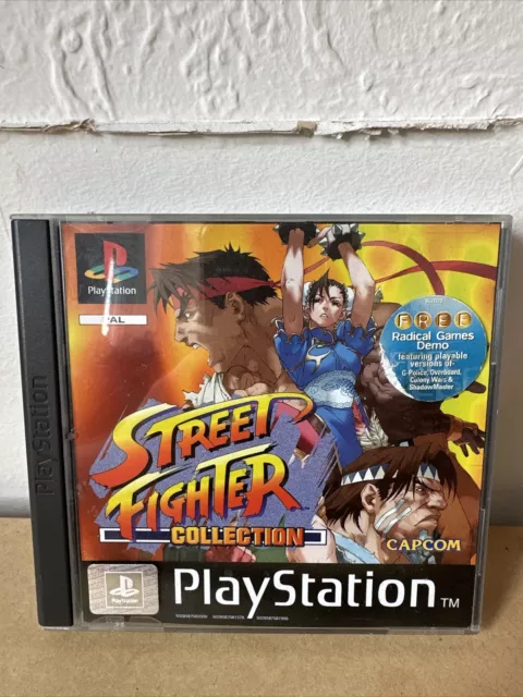 ps1 STREET FIGHTER COLLECTION Boxed With Manual PAL UK Version ps2 ps3