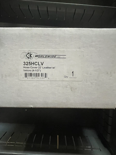 CK 325HCLV Hose Cover 22' Leather w/ Hook and Loop 4-1/2"