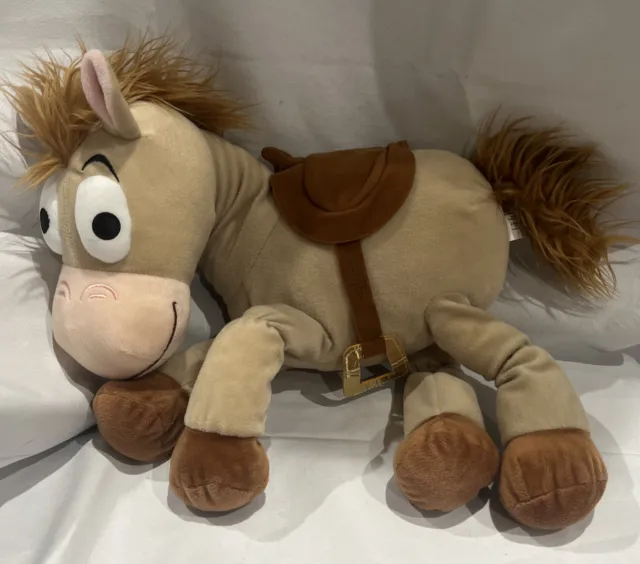 Disney Parks Toy Story Bullseye Plush Stuffed Animal 20 Inch Large Horse Floppy