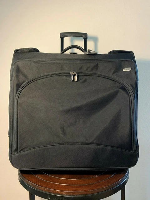 Vintage Dakota by Tumi  Black Large 23” Rolling Garment Bag Luggage VGUC