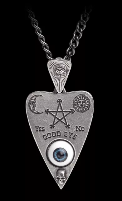 Alchemy Gothic Halskette - Planchette - Fantasy Magie Hexenbrett Anhänger Kette