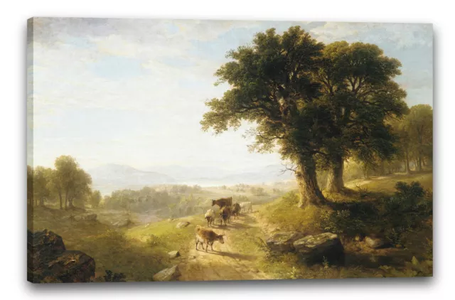 Kunstdruck Asher Brown Durand - Fluss Szene