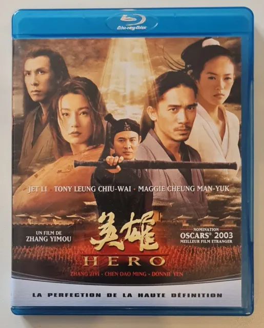 HERO. Avec Jet Li. Un film de Zhang Yimou. Blu ray comme neuf.