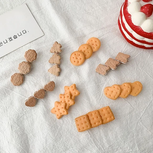 Sabbia Biscotto Forcina Semplice Lato Top Moda Accessori per Capelli per Bambine