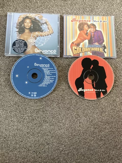 BEYONCE Dangerously In Love CD + FREE Work It Out CD Crazy In Love Naughty Girl