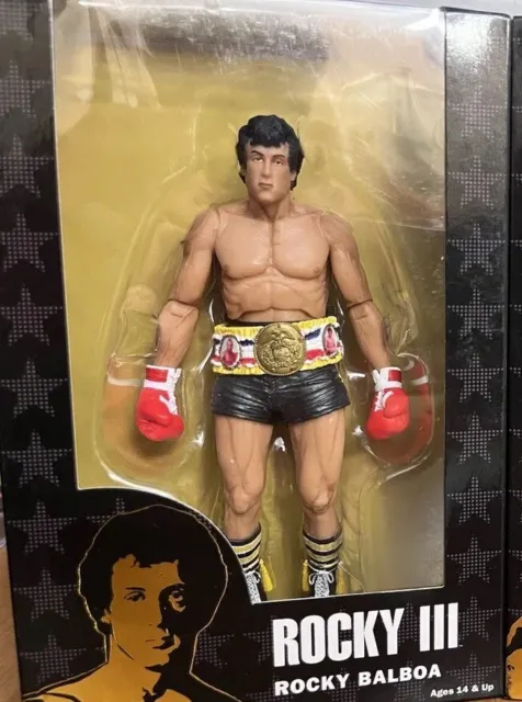 NECA Rocky III 40th Anniversary Rocky Balboa Action Figure