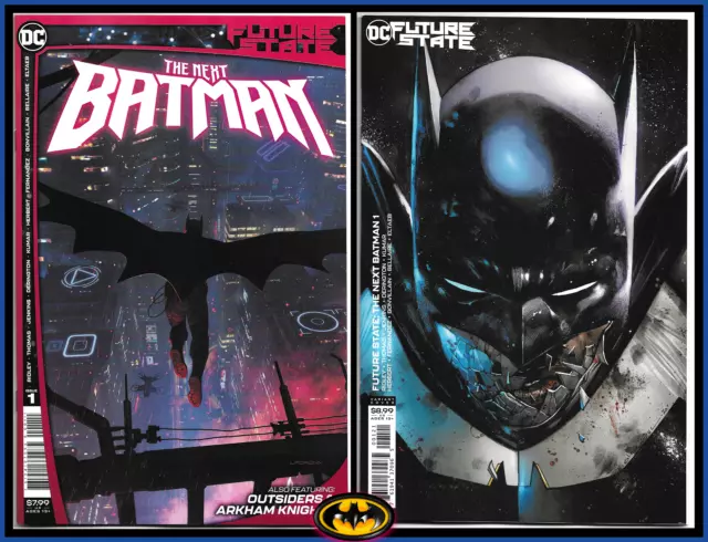 Future State Next Batman #1 A #1 B (2021) Coipel Variant + Rglr Set Dc 9.2 Nm-