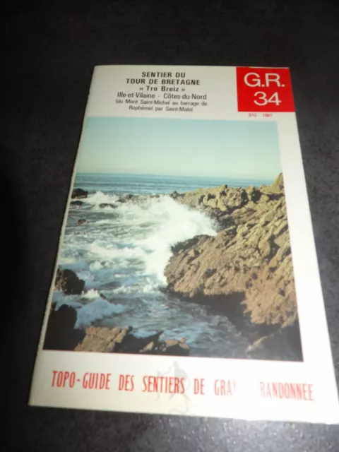 Z4- sentier du tour de Bretagne tro Breiz- GR 34-Topo guide des sentiers GR