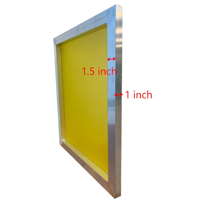 6pcs / pack 20 "x 24" marco de aluminio serigrafía pantallas con 230 cuenta de malla 3