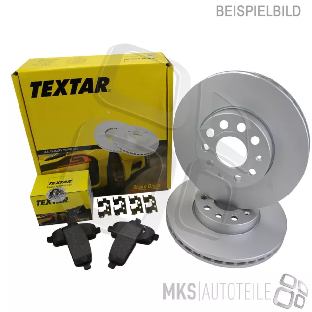 TEXTAR BREMSSCHEIBEN + BELÄGE VORNE Ø269 für RENAULT DACIA 4000067