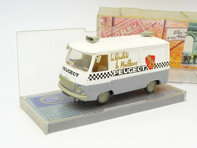 Miniature Norev 1/43 – Peugeot J7 Tour De France 1966 – Cycles Peugeot – Très Bon état + Boîte
