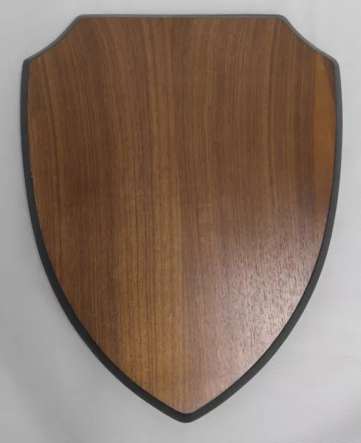 Add-On Army Navy Air Force Marine Corps Walnut Oak Clock Shield Insignia Plaque