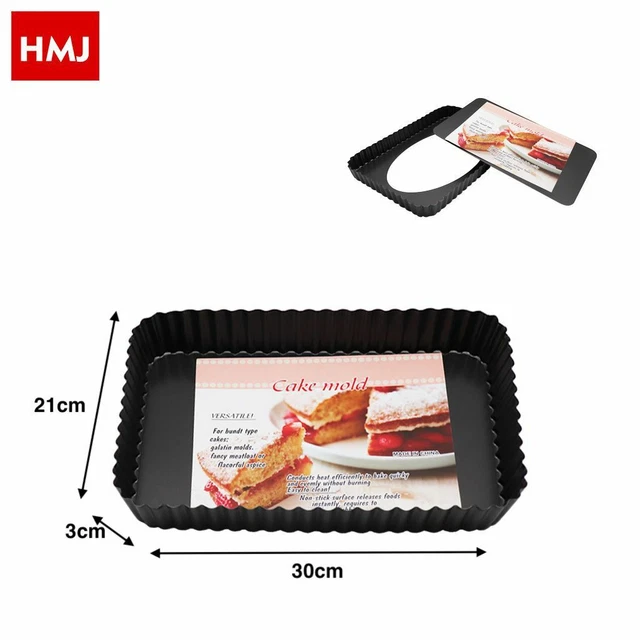 Moule à Gâteau Pour Douceur Pain Gâteau Antiadhérent Rectangulaire 24350 Hmj
