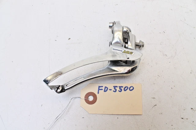 Shimano 105 FD-5500 VIA Japan 2x9 front derailleur NO CLAMP