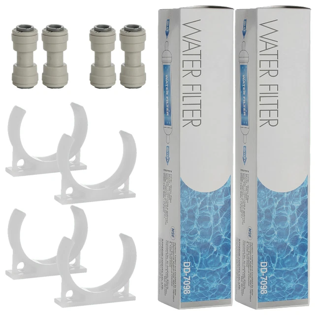2 X GENUINE Daewoo Fridge Freezer Water Filter Cartridge Kit Bosch Neff
