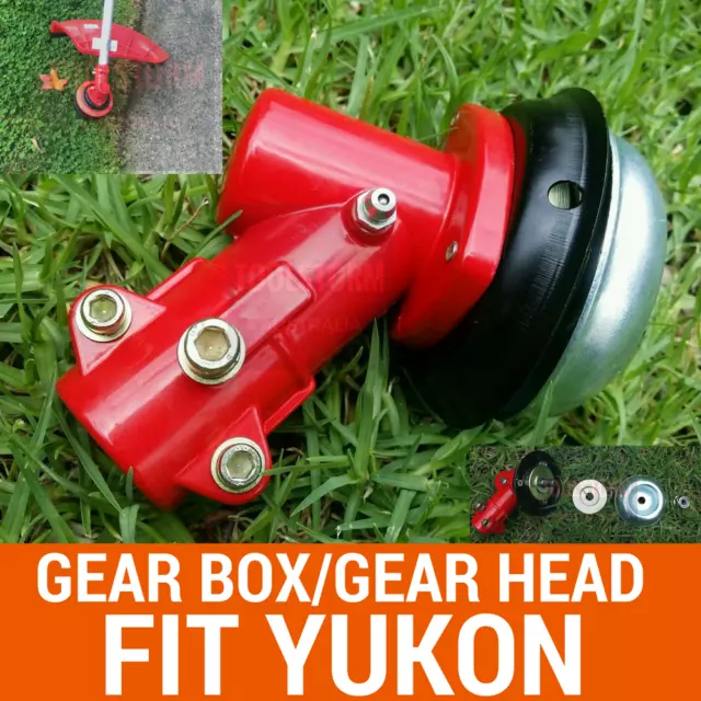 Brush Cutter Gearhead Gearbox Fit Yukon 7/9T Chainsaw Multi Tool Whipper Trimmer