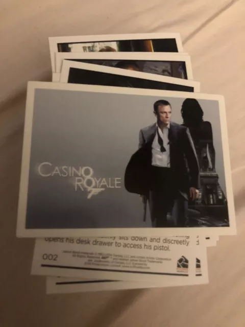 JAMES BOND ARCHIVES - Casino Royale, COMPLETE 99 Card Base Set, RITTENHOUSE 2014