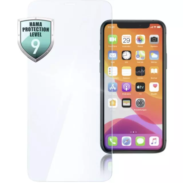 Hama Verre de protection décran Apple iPhone 11 pro, Apple iPhone XS Max 1