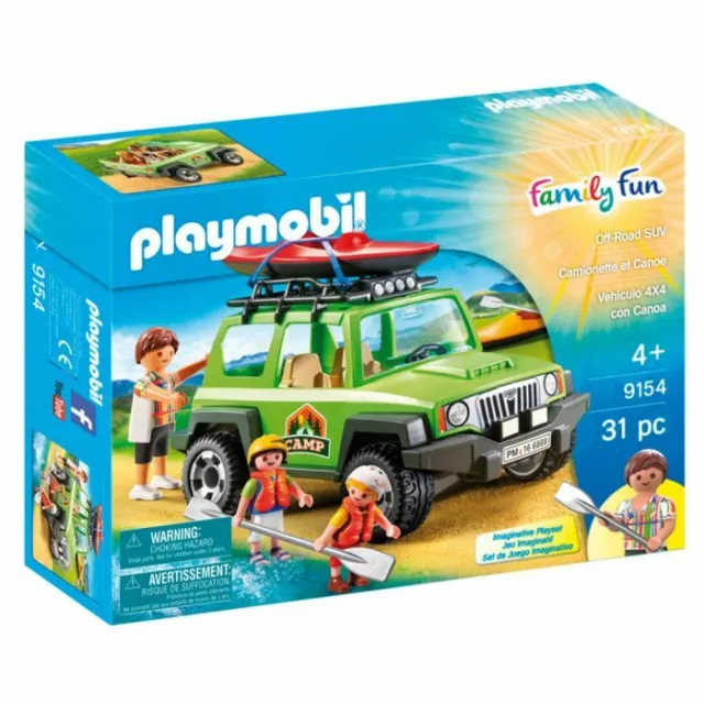 70436 Playmo Beach Voiture Avec Canoë, 'playmobil' Family Fun - N