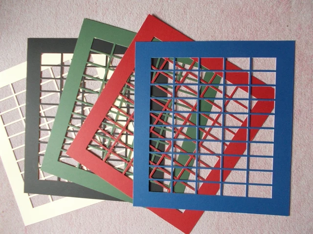 cigarette card mounts CIGARETTE CARD MOUNT With 50 Openings For Standard Cards £15.00