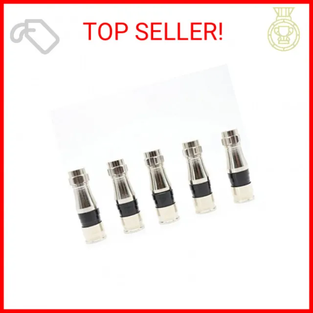 (5PACK) F Type RG11 Cable Adapter Compression Coax Connectors Fittings RG11 Wire