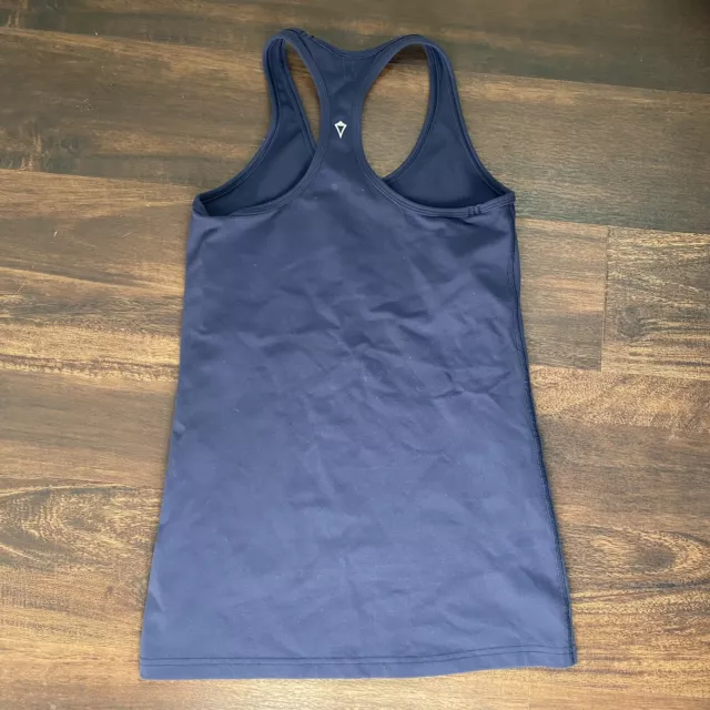 Ivivva by Lululemon Girls Racerback Tank Top Size 12 navy blue approximate size