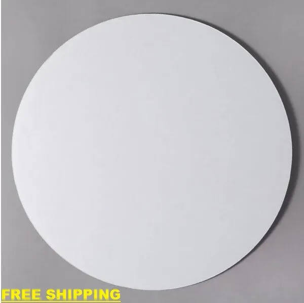 (250/Case) 14" White Disposable Single Wall Corrugated Cake Circle Uncoated