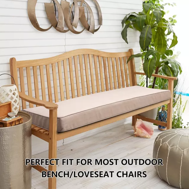 Waterproof Outdoor Indoor Bench Pad & Pallet Garden Pad  Cushions✔️FADERESISTANT