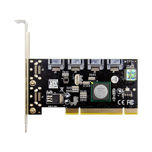 IO Flex 2-Port SATA Host Controller PCI Card With RAID Support - Jasmine Compute - Foto 7