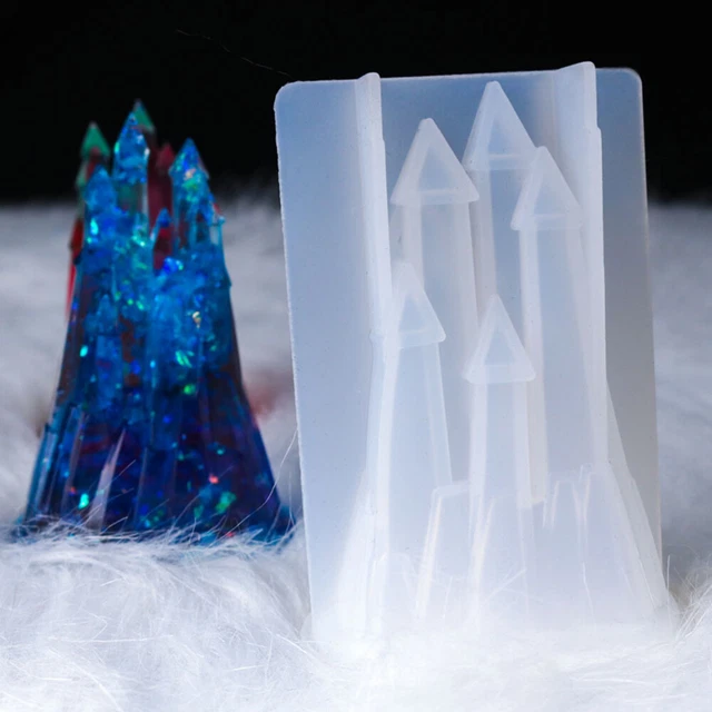 1 pieza Silicona Dije Moldes Cristal Fundición Moldes Resina Cerradura