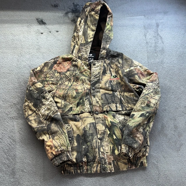 Carhartt Mossy Oak Camo realtree Hooded Jacket Youth Boys Size XL (14/16) #H5