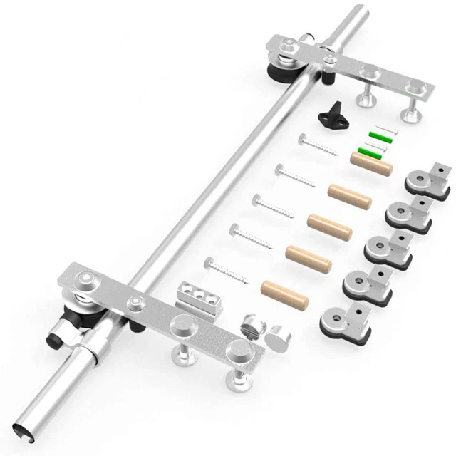 4-16FT Stainless Steel Sliding Barn Door Hardware Closet Rail Kit Single/Double