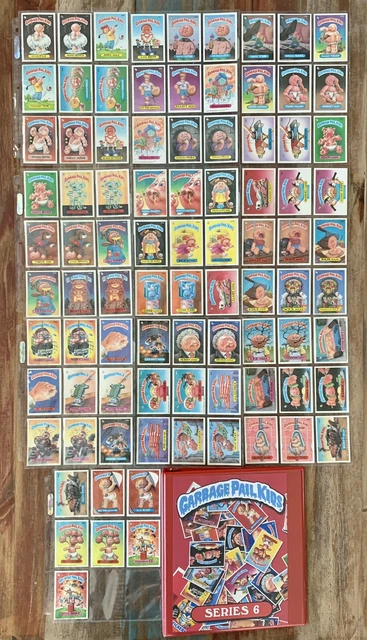 1986 Topps Garbage Pail Kids Os6 Original Series 6 Complete 88 Card Set 📈🚨