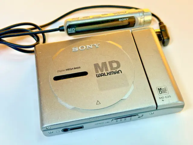 SONY MD Walkman MZ-E25 + FB gebraucht, Metallgehäuse