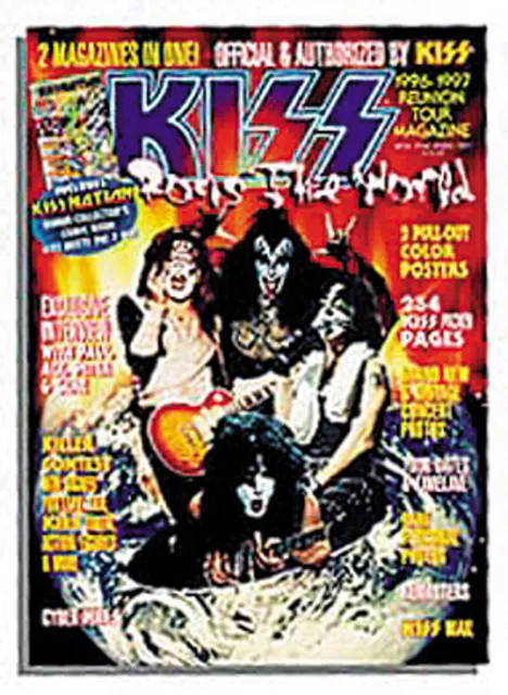 KISS	M157206	MAGAZINE (ALL KISS) - METAL EDGE - KISS ROCKS THE WORLD - 2nd OFFI