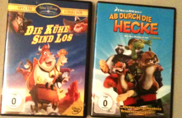 2 DVD  -  Die Kühe sind los / ab durch die Hecke