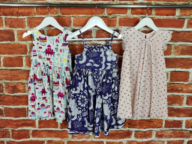 Girls Bundle Age 2-3 Years Bluezoo H&M M&S Sleeveless Dress Party Occasion 98Cm