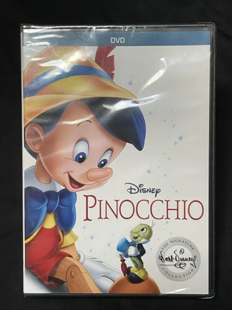 Disney's Pinocchio, The Signature Walt Disney Collection (SEALED DVD, 2017)